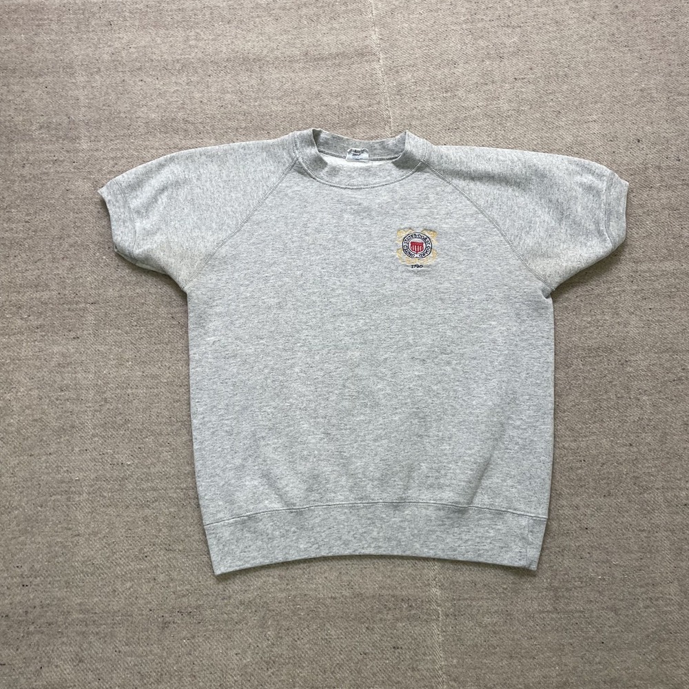 Vintage America Coast Guard sweatshirt mens Large‎ Gray 1980s USA